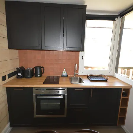 Apartment Renove Au Pied Des Pistes Avec Balcon Et Cuisine Equipee - Fr-1-755-9